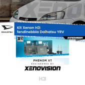 0 Kit Xenon H3 Canbus per Fendinebbia Daihatsu YRV 2000 - 2005 H3: Kit Xenon PhenomXT Xenovision 42W Canbus