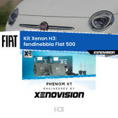 0 Kit Xenon H3 Canbus per Fendinebbia Fiat 500 2007 - 2022 H3: Kit Xenon PhenomXT Xenovision 42W Canbus