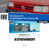 0 Kit Xenon H3 Canbus per Fendinebbia Fiat Fiorino 146 1988 - 2001 H3: Kit Xenon PhenomXT Xenovision 42W Canbus