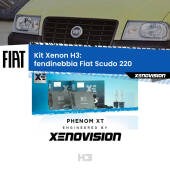 0 Kit Xenon H3 Canbus per Fendinebbia Fiat Scudo 220 1996 - 2003 H3: Kit Xenon PhenomXT Xenovision 42W Canbus