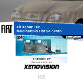 0 Kit Xenon H3 Canbus per Fendinebbia Fiat Seicento 1998 - 2010 H3: Kit Xenon PhenomXT Xenovision 42W Canbus