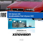 0 Kit Xenon H3 Canbus per Fendinebbia Fiat Ulysse 220 1994 - 2002 H3: Kit Xenon PhenomXT Xenovision 42W Canbus