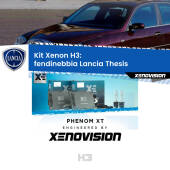 0 Kit Xenon H3 Canbus per Fendinebbia Lancia Thesis  2002 - 2009 H3: Kit Xenon PhenomXT Xenovision 42W Canbus