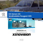 0 Kit Xenon H3 Canbus per Fendinebbia Peugeot 205 1983 - 1999 H3: Kit Xenon PhenomXT Xenovision 42W Canbus
