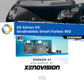 0 Kit Xenon H3 Canbus per Fendinebbia Smart Fortwo 450 2004 - 2007 H3: Kit Xenon PhenomXT Xenovision 42W Canbus