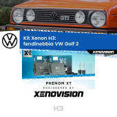 0 Kit Xenon H3 Canbus per Fendinebbia VW Golf 2  1983 - 1990 H3: Kit Xenon PhenomXT Xenovision 42W Canbus
