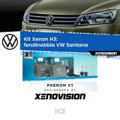 0 Kit Xenon H3 Canbus per Fendinebbia VW Santana 1995 - 2012 H3: Kit Xenon PhenomXT Xenovision 42W Canbus