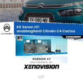 0 Kit Xenon H7 Canbus per Citroën C4 Cactus (2014 in poi) H7: Kit Xenon PhenomXT Xenovision 42W Canbus