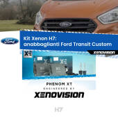 0 Kit Xenon H7 Canbus per Ford Transit Custom (con fari a parabola) H7: Kit Xenon PhenomXT Xenovision 42W Canbus