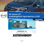 0 Kit Xenon H7 Canbus per Opel Meriva A X03 (2003 - 2010) H7: Kit Xenon PhenomXT Xenovision 42W Canbus
