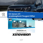 0 Kit Xenon H7 Canbus per Peugeot Rifter (2018 in poi) H7: Kit Xenon PhenomXT Xenovision 42W Canbus