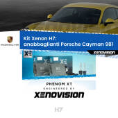 0 Kit Xenon H7 Canbus per Porsche Cayman 981 (2013 in poi) H7: Kit Xenon PhenomXT Xenovision 42W Canbus