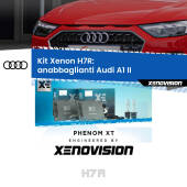 0 Kit Xenon H7-R Canbus per Audi A1 II (2019 in poi) H7R: Kit Xenon PhenomXT Xenovision 42W Canbus