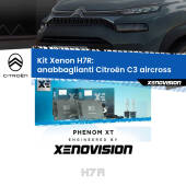 0 Kit Xenon H7-R Canbus per Citroën C3 aircross (2017 in poi) H7R: Kit Xenon PhenomXT Xenovision 42W Canbus
