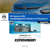 0 Kit Xenon H7-R Canbus per Citroën C4 Picasso II (2013 in poi) H7R: Kit Xenon PhenomXT Xenovision 42W Canbus