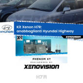 0 Kit Xenon H7-R Canbus per Hyundai Highway (2000 - 2004) H7R: Kit Xenon PhenomXT Xenovision 42W Canbus