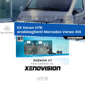0 Kit Xenon H7-R Canbus per Mercedes Vaneo 414 (2002 - 2005) H7R: Kit Xenon PhenomXT Xenovision 42W Canbus