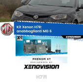 0 Kit Xenon H7-R Canbus per MG 6  (2010 in poi) H7R: Kit Xenon PhenomXT Xenovision 42W Canbus