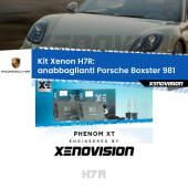 0 Kit Xenon H7-R Canbus per Porsche Boxster 981 (2012 in poi) H7R: Kit Xenon PhenomXT Xenovision 42W Canbus