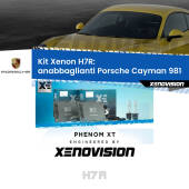 0 Kit Xenon H7-R Canbus per Porsche Cayman 981 (2013 in poi) H7R: Kit Xenon PhenomXT Xenovision 42W Canbus