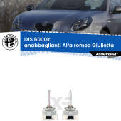0 Lampade Xenon D1S per Anabbaglianti Alfa romeo Giulietta 2010 in poi D1S: Lampade xenon OEM Xenovision XT 6000K