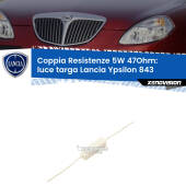 Coppia Resistenze Spegnispia in Ceramica 3W 47ohm 5W.max per LED
