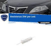 0 Lancia Ypsilon: Resistenza Spegnispia 21W Economica per Retronebbia (1 Pz) Resistenza Spegnispia in Ceramica 15W 10 ohm per LED (1 Pz)