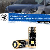 0 Luce Alette Parasole LED Alfa romeo Giulietta 2010 in poi: T10 GoldStar T10 (W5W) Goldstar Coppia LED Canbus Next Gen