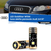 0 Luce Alette Parasole LED Audi A4 B7 2004 - 2008: T10 GoldStar T10 (W5W) Goldstar Coppia LED Canbus Next Gen