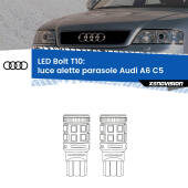 0 Luce Alette Parasole LED Audi A6 C5 1997 - 2004: T10 Bolt T10: LED Bolt 6000k (Coppia)
