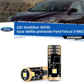 0 Luce Alette Parasole LED Ford Focus Mk2 2004 - 2011: T10 GoldStar T10 (W5W) Goldstar Coppia LED Canbus Next Gen