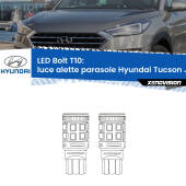 0 Luce Alette Parasole LED Hyundai Tucson JM 2004 - 2010: T10 Bolt T10: LED Bolt 6000k (Coppia)