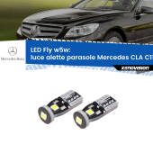 0 Luce Alette Parasole LED Mercedes CLA C117 2012 - 2019: W5W Fly W5W: Lampadine LED Fly 6000k (Coppia)