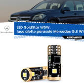 0 Luce Alette Parasole LED Mercedes GLE W166 2015 - 2018: T10 GoldStar T10 (W5W) Goldstar Coppia LED Canbus Next Gen