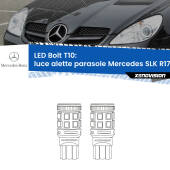 0 Luce Alette Parasole LED Mercedes SLK R171 2004 - 2011: T10 Bolt T10: LED Bolt 6000k (Coppia)