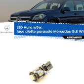 0 Luce Alette Parasole LED per Mercedes GLE W166 2015 - 2018: Aura w5w W5W: lampadina LED Aura 6000k