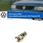0 Luce Alette Parasole LED per VW Passat B5 1996 - 2000: Aura w5w W5W: lampadina LED Aura 6000k