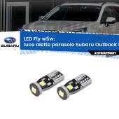 0 Luce Alette Parasole LED Subaru Outback BS 2014 in poi: W5W Fly W5W: Lampadine LED Fly 6000k (Coppia)