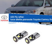 0 Luce Alette Parasole LED Toyota Camry XV70 2017 in poi: W5W Fly W5W: Lampadine LED Fly 6000k (Coppia)