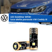 0 Luce Alette Parasole LED VW Caddy III 2004 - 2015: T10 GoldStar T10 (W5W) Goldstar Coppia LED Canbus Next Gen