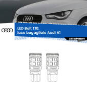 0 Luce Bagagliaio LED Audi A1  2010 - 2018: T10 Bolt T10: LED Bolt 6000k (Coppia)