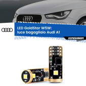 0 Luce Bagagliaio LED Audi A1  2010 - 2018: T10 GoldStar T10 (W5W) Goldstar Coppia LED Canbus Next Gen