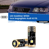 0 Luce Bagagliaio LED Audi A3 8L 1996 - 2003: T10 GoldStar T10 (W5W) Goldstar Coppia LED Canbus Next Gen