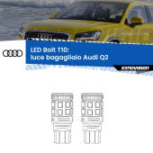 0 Luce Bagagliaio LED Audi Q2 2016 - 2018: T10 Bolt T10: LED Bolt 6000k (Coppia)