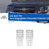 0 Luce Bagagliaio LED Chevrolet Orlando J309 2011 - 2019: T10 Bolt T10: LED Bolt 6000k (Coppia)