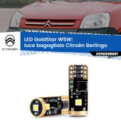 0 Luce Bagagliaio LED Citroën Berlingo  1996 - 2007: T10 GoldStar T10 (W5W) Goldstar Coppia LED Canbus Next Gen