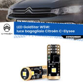 0 Luce Bagagliaio LED Citroën C-Elysee 2012 in poi: T10 GoldStar T10 (W5W) Goldstar Coppia LED Canbus Next Gen