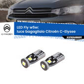 0 Luce Bagagliaio LED Citroën C-Elysee 2012 in poi: W5W Fly W5W: Lampadine LED Fly 6000k (Coppia)