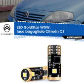0 Luce Bagagliaio LED Citroën C3  2002 - 2009: T10 GoldStar T10 (W5W) Goldstar Coppia LED Canbus Next Gen