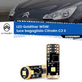 0 Luce Bagagliaio LED Citroën C3 II 2009 - 2016: T10 GoldStar T10 (W5W) Goldstar Coppia LED Canbus Next Gen